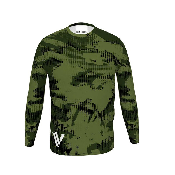 Velocity® Green Pattern Long Sleeves Shirt