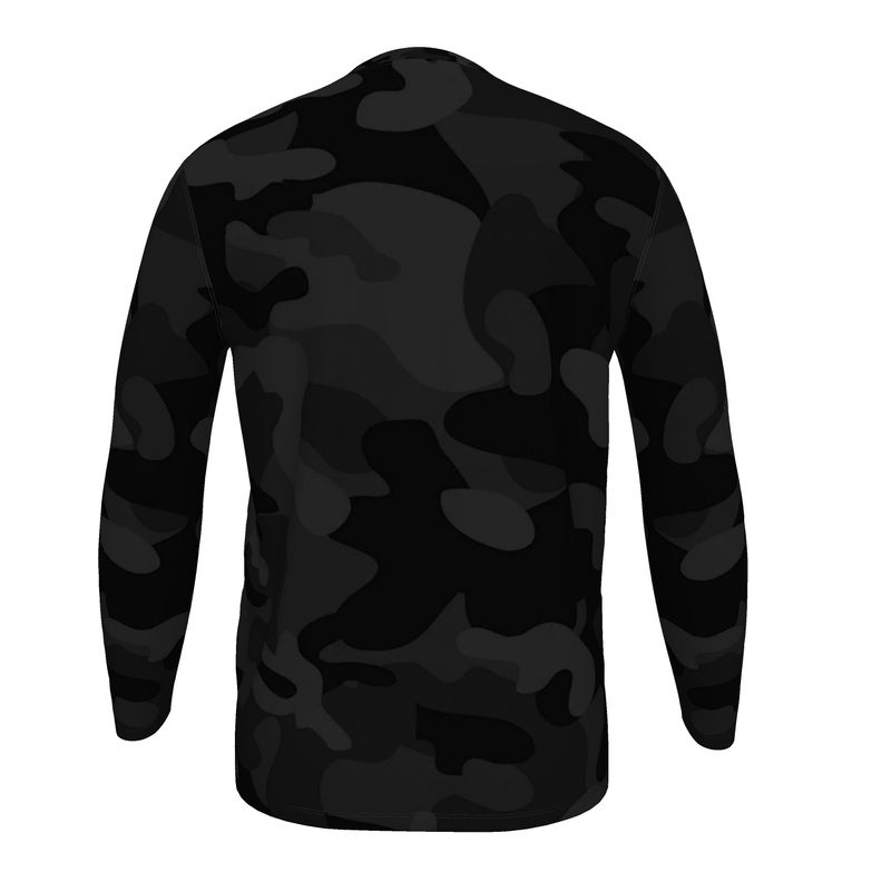 Veloci® Premium Black Camo Baseball Shirt